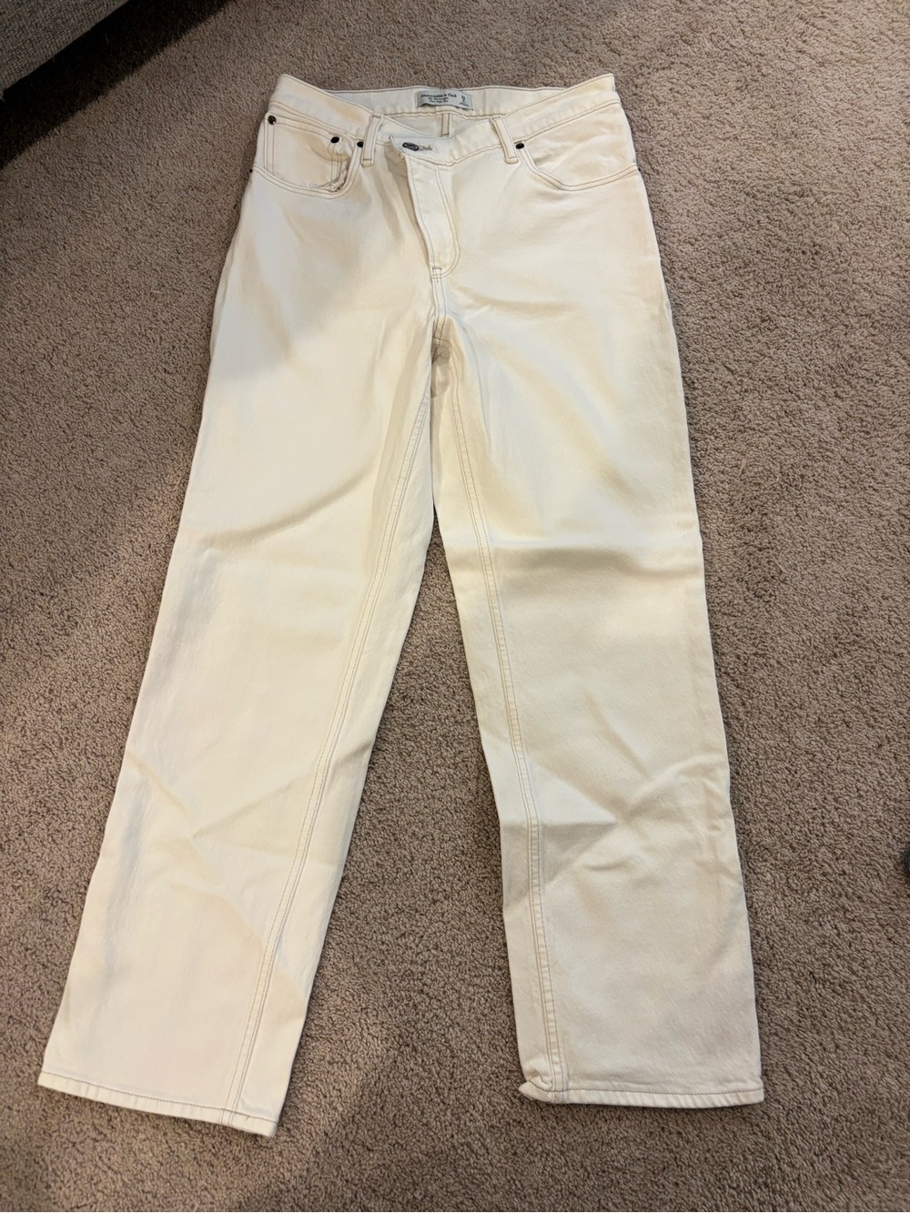 Abercrombie The 90s Straight Ultra High Rise Jeans